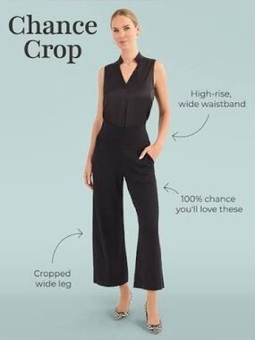 Cabi Chance Crop - Black